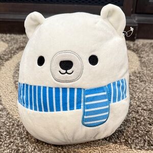 Squishmallow Plush Polar Bear Kids Plush Toy. 8”